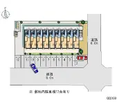 ★手数料０円★岡山市北区新屋敷町１丁目 月極駐車場